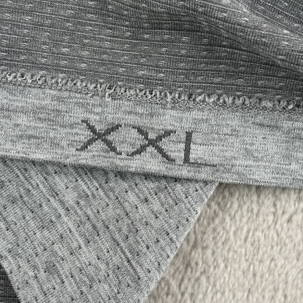 Lululemon Metal Vent Tech T Shirt Heather Grey Men 2XL Long Sleeve Training Gym - Picture 2 of 5
